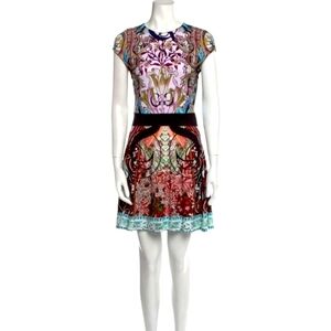 Mary Katrantzou Kaleidescape Multicolor A-Line Dress